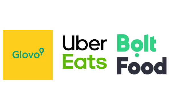 glovo, uber eats, Bolt food